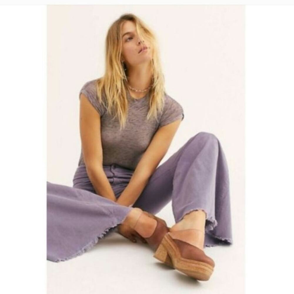 Free People Delta Platform Mule Clog Size 39 US 8.5